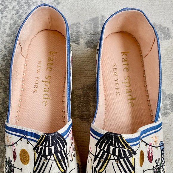 Kate Spade Rooftop Espadrilles Like New - Picture 5 of 13